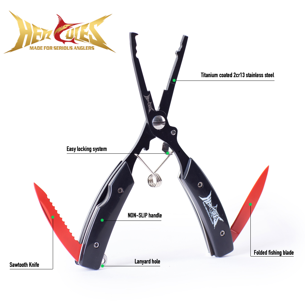 Fishing Equipment Cheap - HERCULES Fishing Pliers with Sheath and