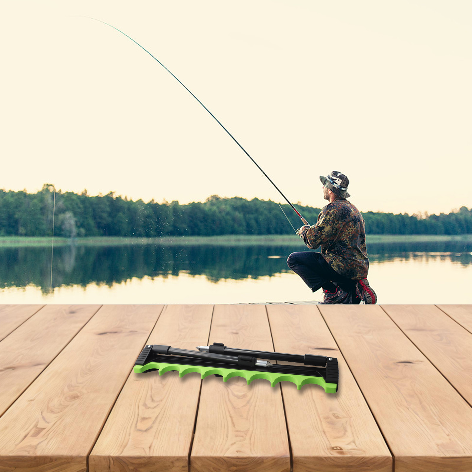 4 Leg 8 Rig Telescopic Fishing - Fishing Equipment Carp recension och pris