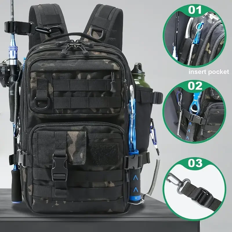 1000D Nylon Waterproof Fishing - Fishing Equipment Bag recension och pris