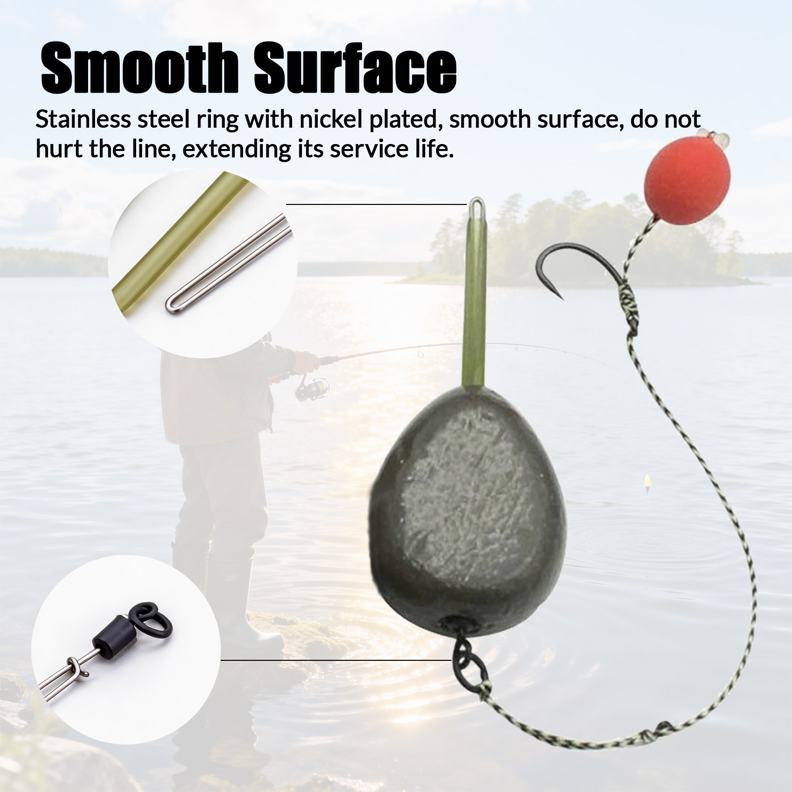 9KM PVA Bag Stems For Carp Fis - Ice Fishing Tip Up recension och pris