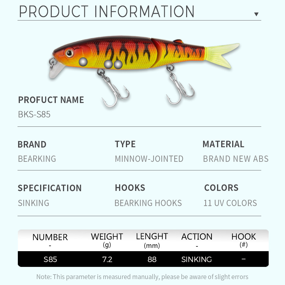 S85 Bearking Brand 1PC AS-S85  - Fishing Equipment Brands recension och pris