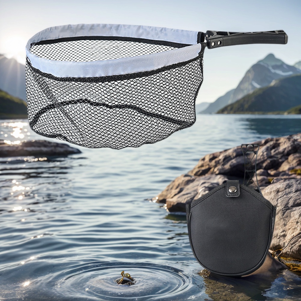 Foldable Landing Net with Non- - Fishing Equipment Bag recension och pris