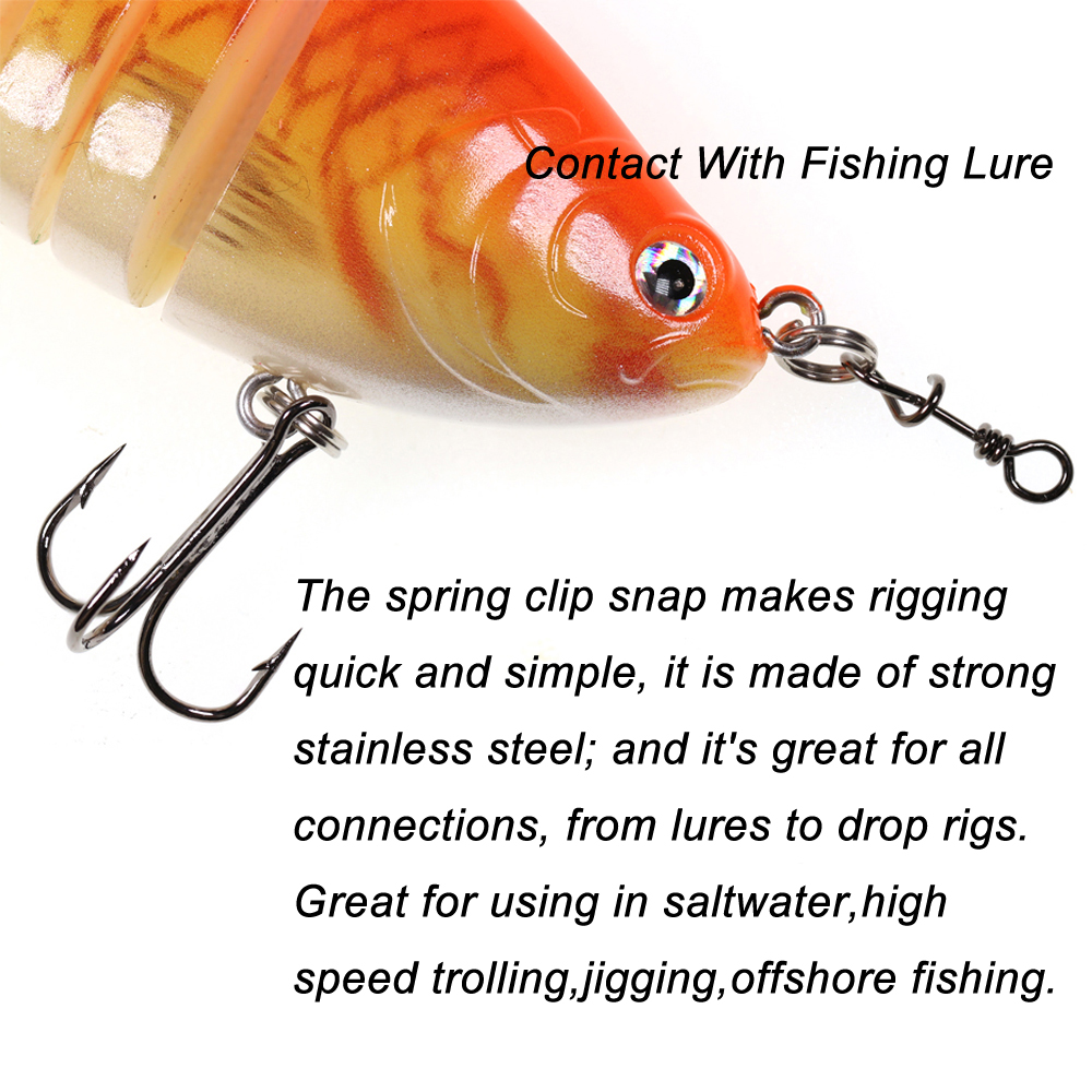 Bimoo 50pcs Stainless Steel Qu - Fishing Equipment Cheap recension och pris