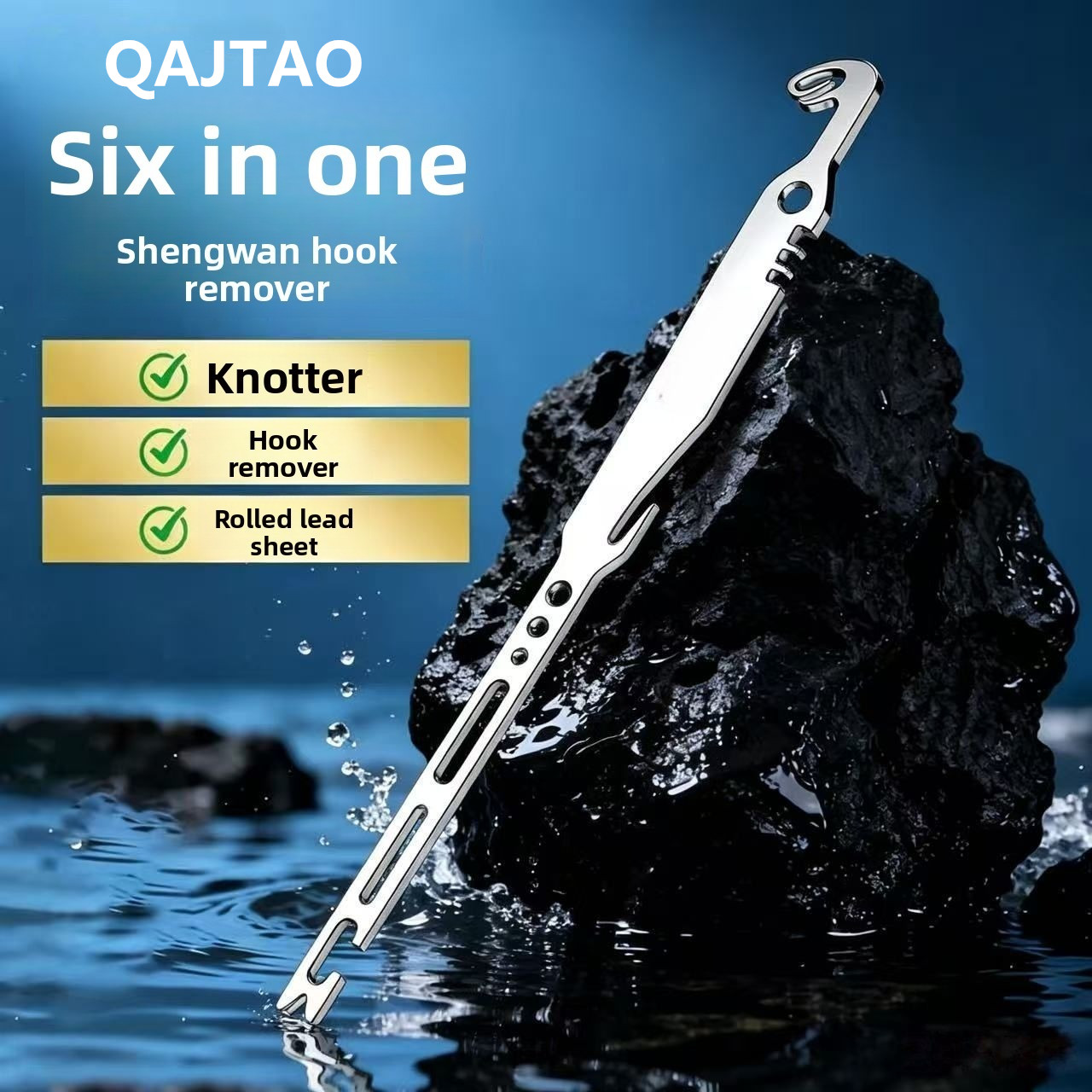 QAJTAO 4 Pieces 6-in-1 Stainle - Fishing Equipment Price recension och pris