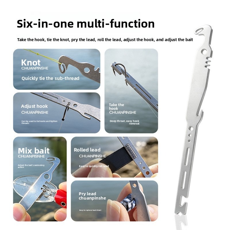 QAJTAO 4 Pieces 6-in-1 Stainle - Fishing Equipment Price recension och pris
