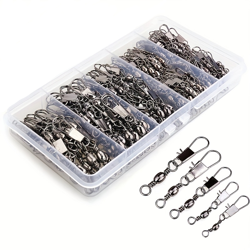50/200pcs Barrel Snap Swivel F - Ice Fishing Tip Up recension och pris