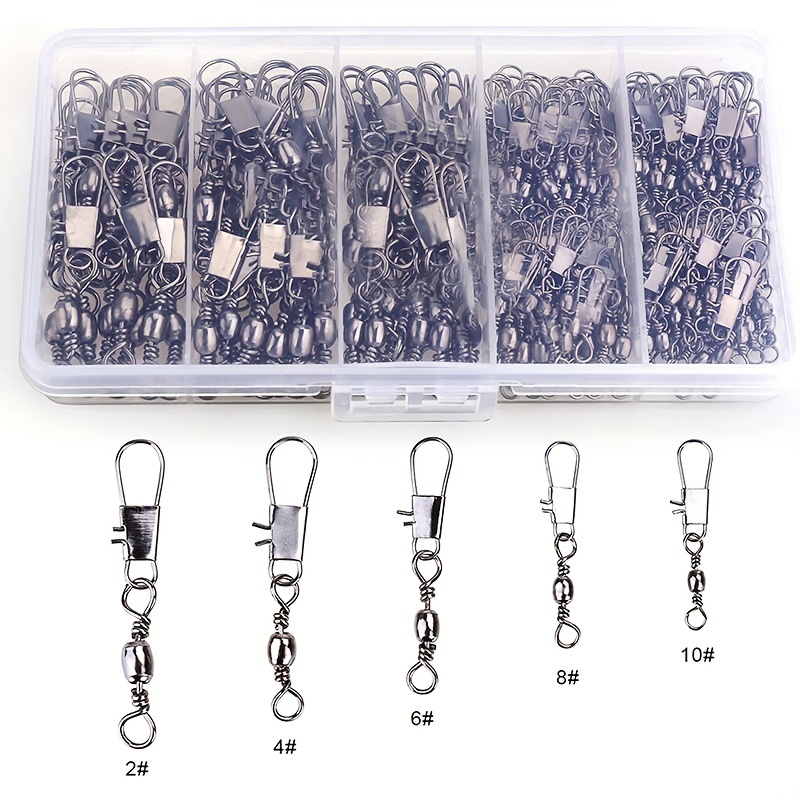50/200pcs Barrel Snap Swivel F - Ice Fishing Tip Up recension och pris