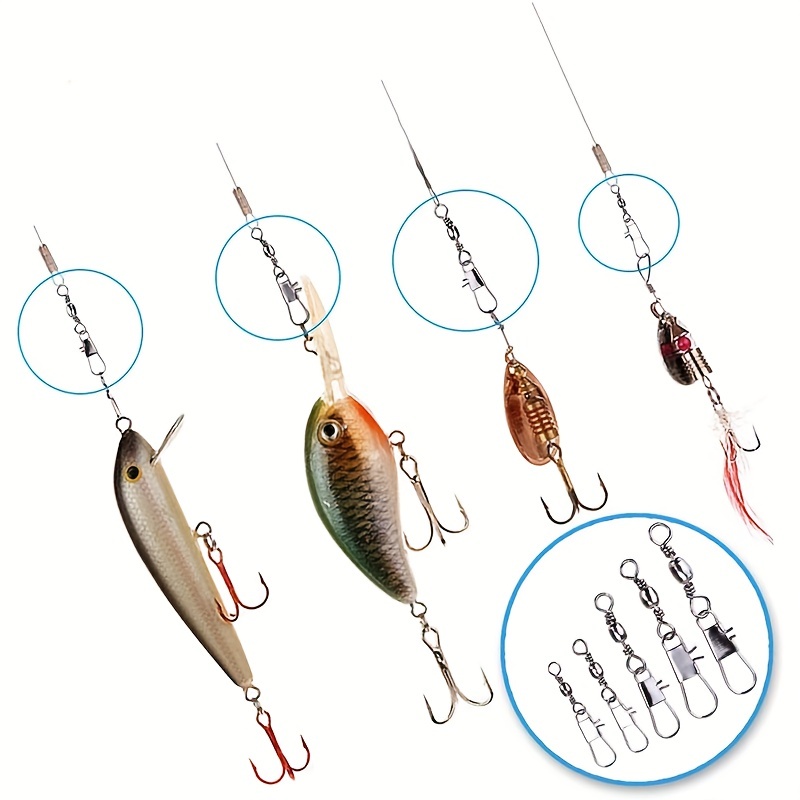 50/200pcs Barrel Snap Swivel F - Ice Fishing Tip Up recension och pris